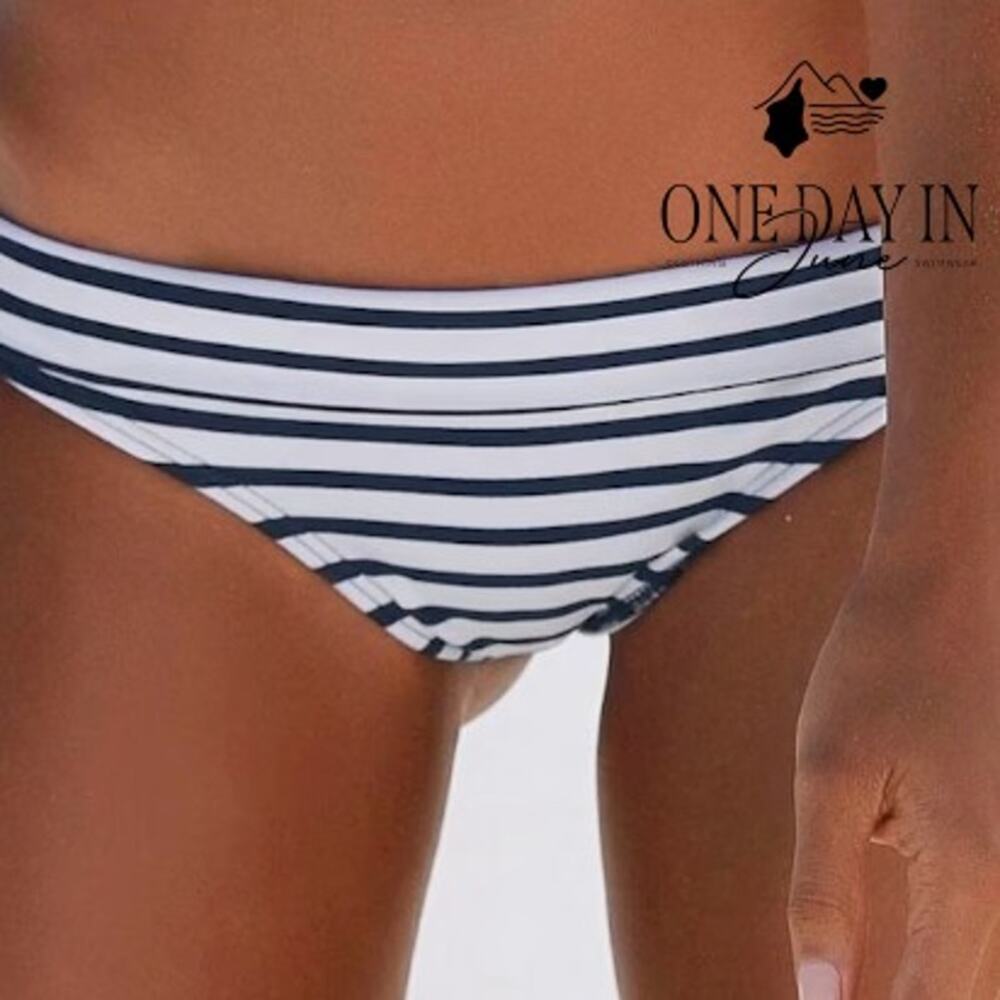 Venice Beach Moderate Striped Bikini Bottom Size 12